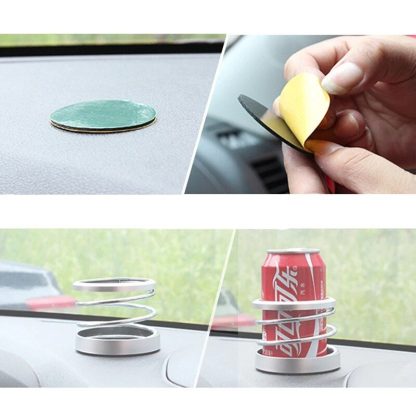 Universal Compact Car Drink Holder for Beverages and Cans - Image 7