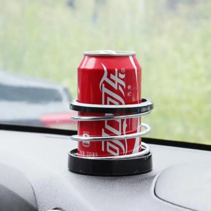 Universal Compact Car Drink Holder for Beverages and Cans - Image 3