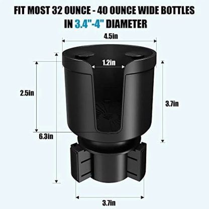 Adjustable Car Cup Holder Expander for Large Bottles & Drinks - Image 6