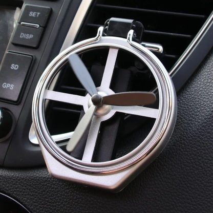 Universal Folding Car Air-Outlet Beverage Holder with Fan - Image 3