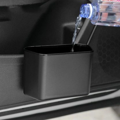 Compact Pressing Car Trash Bin - Image 3