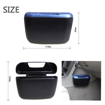 Universal Car Side Door Storage Trash Bin with Rolling Cover - Image 3