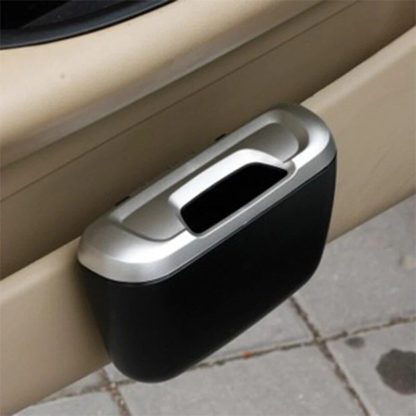 Universal Car Side Door Storage Trash Bin with Rolling Cover - Image 5