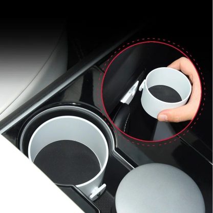 Car Door Multifunctional Cup Holder for Tesla Model 3 & Model Y (2018-2022) - Image 4