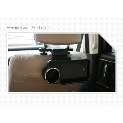 Foldable Car Storage Tray with Dual-Seat Cup & Phone Holder - Image 6