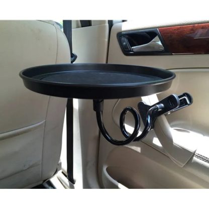 Multi-Functional Car Swivel Tray with Clamp Bracket - Image 2