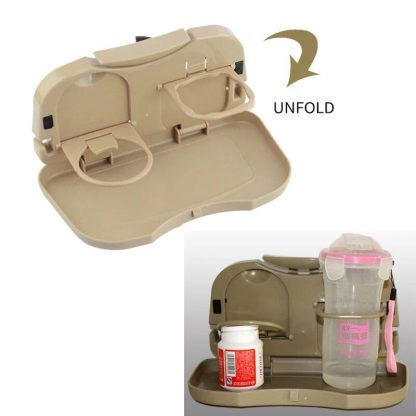 Universal Car Backseat Organizer with Foldable Food and Drink Tray - Image 6