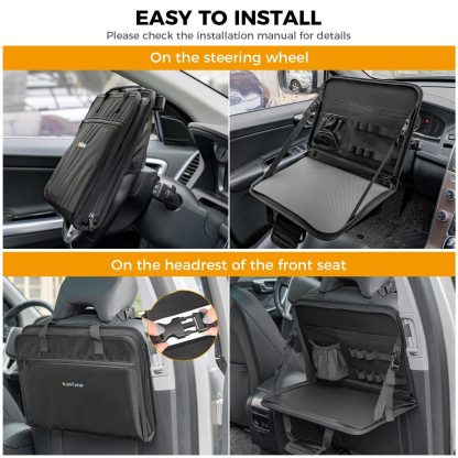 Universal Foldable Car Work Table and Laptop Holder - Image 5