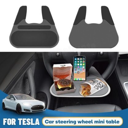 Multi-Function Steering Wheel Tray for Tesla Model 3 & Model Y (2017-2023) - Image 2