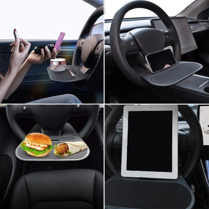 Multi-Function Steering Wheel Tray for Tesla Model 3 & Model Y (2017-2023) - Image 6