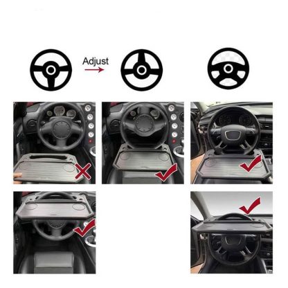 Universal Steering Wheel Work & Eat Tray - Image 7