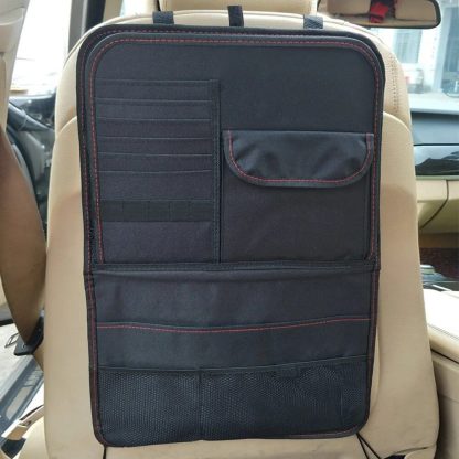 Universal Car Seat Back Organizer with Foldable Dining Tray - Image 4