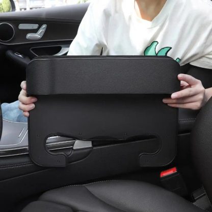 Multi-Use Car Steering Wheel Tray & Seat Gap Organizer - Image 6