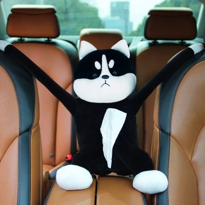 Cute Cartoon Car Tissue Holder - Sun Visor & Armrest Compatible - Image 5