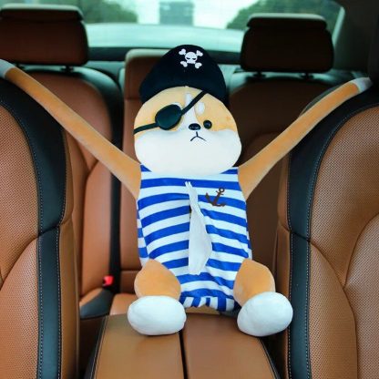 Cute Cartoon Car Tissue Holder - Sun Visor & Armrest Compatible - Image 3