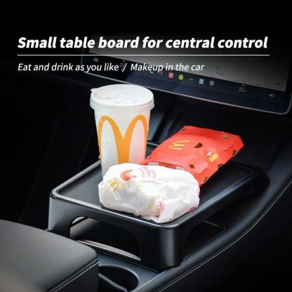 Portable Central Control Car Dinner Plate for Tesla Model 3/Y (2019-2023) - Image 2