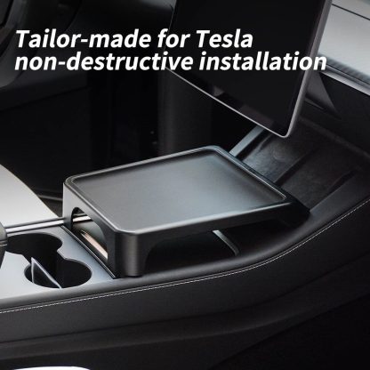 Portable Central Control Car Dinner Plate for Tesla Model 3/Y (2019-2023) - Image 3