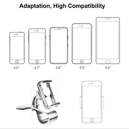 Universal Dashboard Clip Mount Mobile Car Phone Holder - Image 6