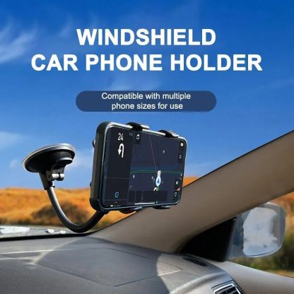 Universal 360° Rotating Dashboard Car Phone Holder - Image 3