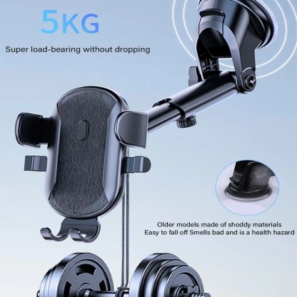 Ultimate Dashboard & Windshield Car Phone Mount for iPhone & Android - Image 5