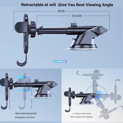 Ultimate Dashboard & Windshield Car Phone Mount for iPhone & Android - Image 7