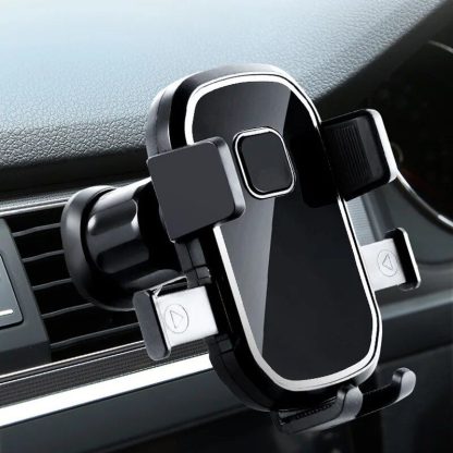 360° Rotating Auto-Gravity Phone Holder for Car Air Vent - Image 2