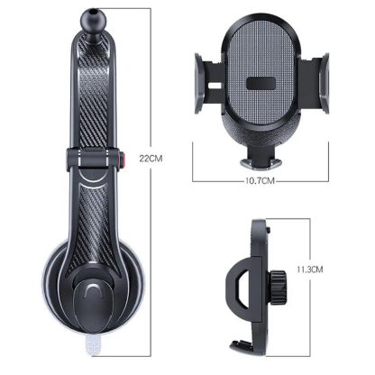 Universal 360° Rotating Car Phone Holder for 4.0-6 Inch Smartphones - Image 7