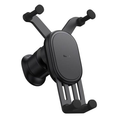 Gravity-Based Stable Car Phone Holder; Universal Air Vent Mount for 5.4-6.7" Smartphones