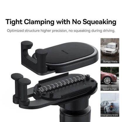 Gravity-Based Stable Car Phone Holder; Universal Air Vent Mount for 5.4-6.7" Smartphones - Image 6