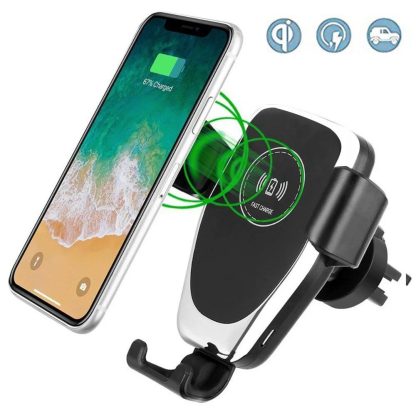 10W Qi Wireless Fast Charger Car Mount for Mobile Phones - Image 2