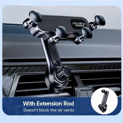 360° Rotatable Magnetic Car Air Vent Phone Holder - Image 2