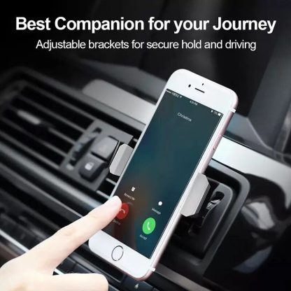 Universal Blue Air Vent Car Phone Mount for 4-6" Devices - Image 5