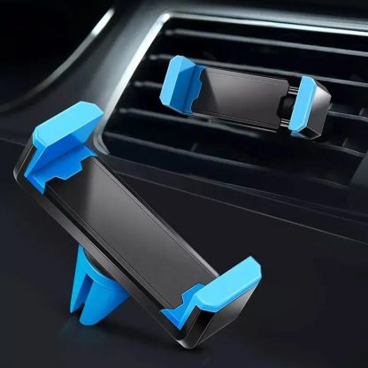 Universal Blue Air Vent Car Phone Mount for 4-6" Devices - Image 2