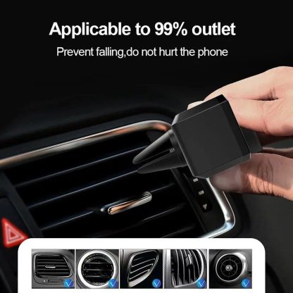 Universal Blue Air Vent Car Phone Mount for 4-6" Devices - Image 6