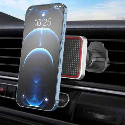 360° Rotatable Magnetic Air Vent Car Phone Holder – Universal Fit - Image 2