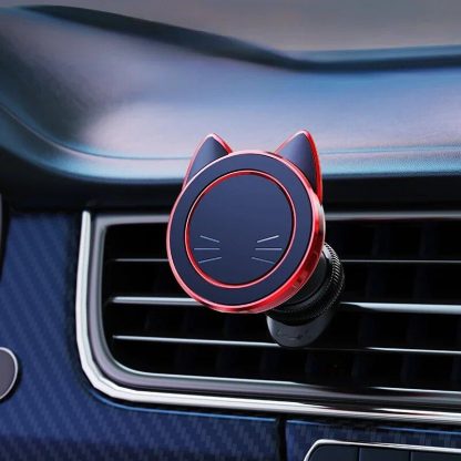 Universal Magnetic Car Phone Mount with Wireless Charging - Image 4