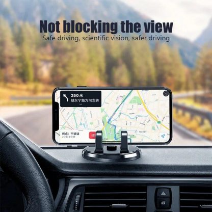 360° Rotatable Anti-Slip Car Phone Mount – Universal Dashboard GPS Holder - Image 6