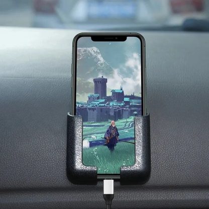 Compact Universal Car Phone Holder – Versatile Mount for All Smartphones - Image 3