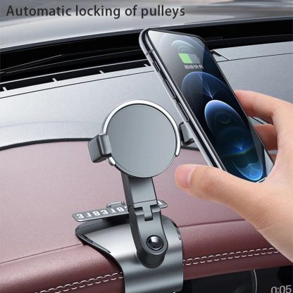 360° Rotating Universal Car Phone Holder with Multi-Placement and Anti-Slip Grip - Image 4