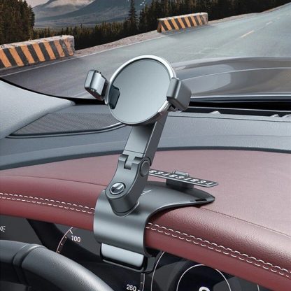 360° Rotating Universal Car Phone Holder with Multi-Placement and Anti-Slip Grip - Image 2