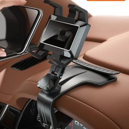 360° Rotating Universal Car Phone Mount - Dashboard & Mirror Holder - Image 2