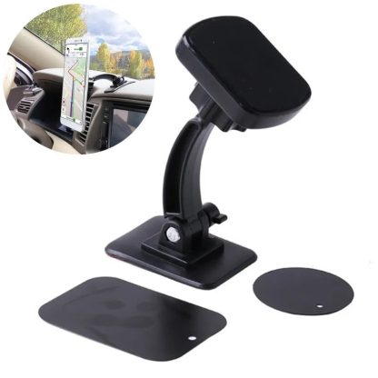 360° Rotating Magnetic Car Phone Holder - Universal Dashboard Mount - Image 2