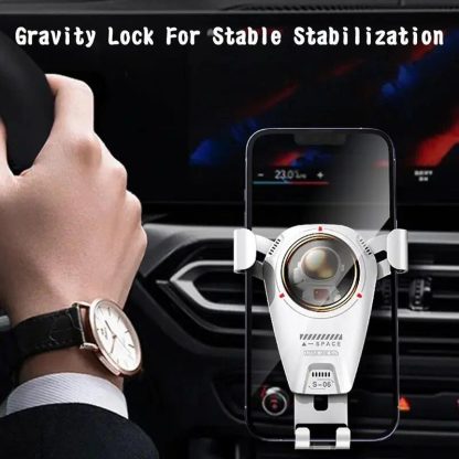 360° Rotatable Spaceman Smart Car Vent Mount for 4.7-7.2 inch Smartphones - Image 7