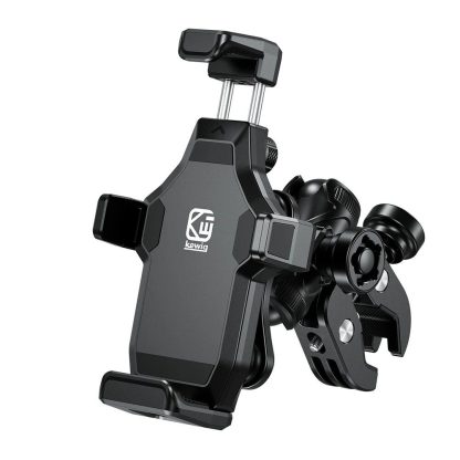 360° Rotating Shockproof Bike & Motorcycle Phone Mount for 4.7-7.2 Inch Devices - Image 4