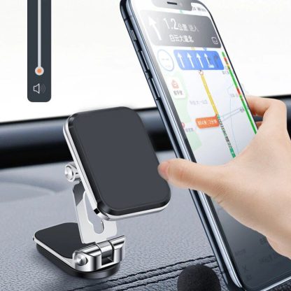 720° Dual-Rotating Universal Magnetic Car Phone Holder - Image 2