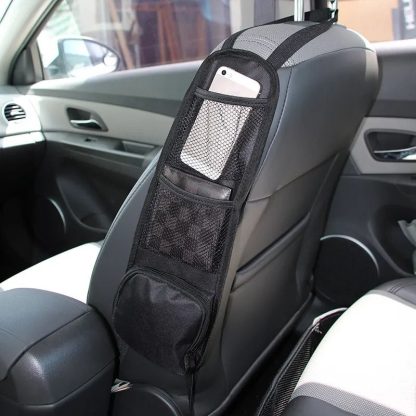 Multi-Pocket Car Seat Side Organizer - Image 2