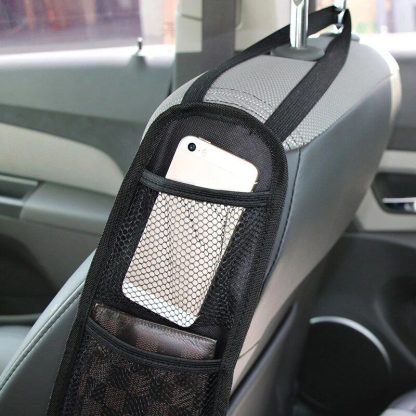 Multi-Pocket Car Seat Side Organizer - Image 7