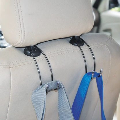 Car Seat Back Metal Hook: Hidden Organizer for Bags & Coats - Image 3