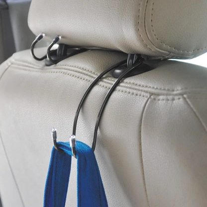 Car Seat Back Metal Hook: Hidden Organizer for Bags & Coats - Image 4