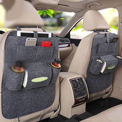 Universal 6-Pocket Car Back Seat Storage Organizer - Image 2